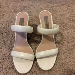 Steve Madden Women's White Sandals